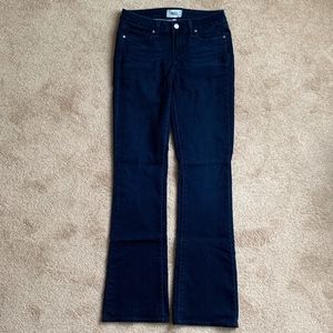Paige "Manhattan" jeans in dark-indigo stretch